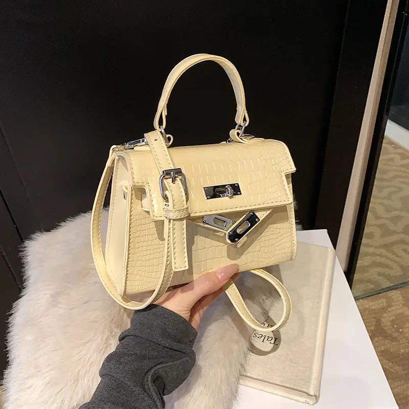 Women's Cream Embroidered Crossbody Bag Spring 2025 - Image 5