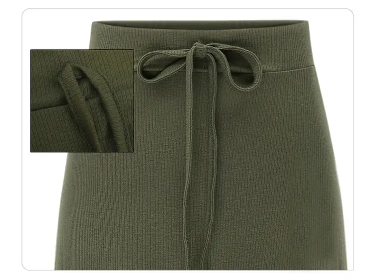 Women's Belted High Waist Slimming Skirt Set — feature 11