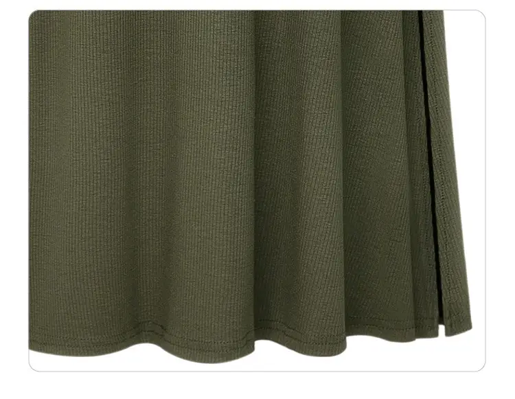 Women's Belted High Waist Slimming Skirt Set — feature 13