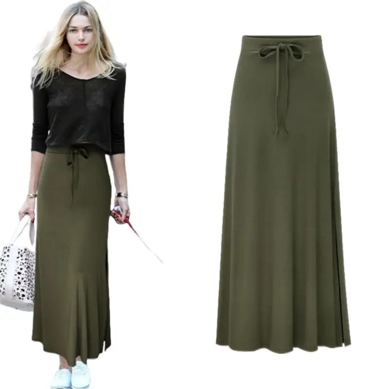 Women's Belted High Waist Slimming Skirt Set — feature 3