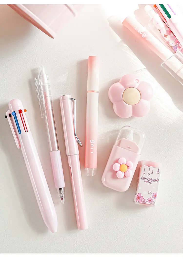 Cute Stationery Set 7-Piece Gift Package High-Value Export Cross-Border Popular Gift Learning Stationery Companion Gift — feature 11