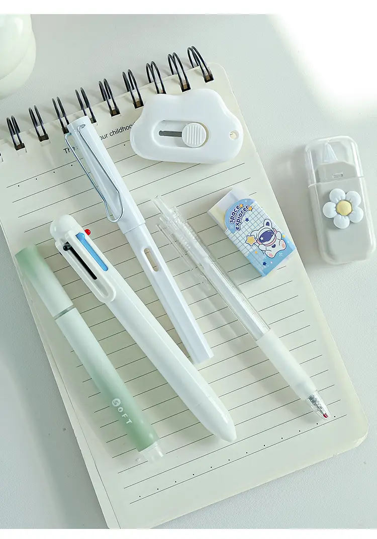 Cute Stationery Set 7-Piece Gift Package High-Value Export Cross-Border Popular Gift Learning Stationery Companion Gift — feature 12