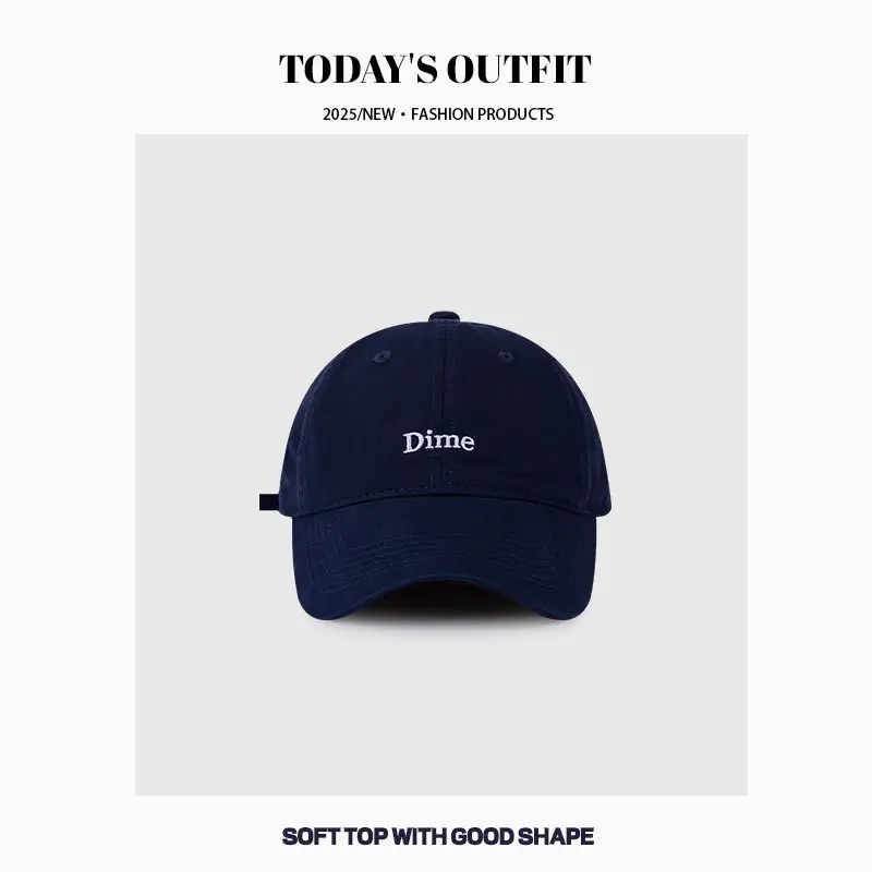 Women Blue Dime Embroidered Baseball Cap Spring Autumn - Image 2