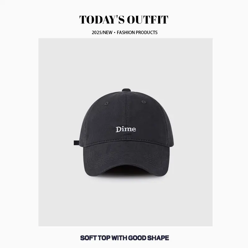 Women Blue Dime Embroidered Baseball Cap Spring Autumn - Image 3