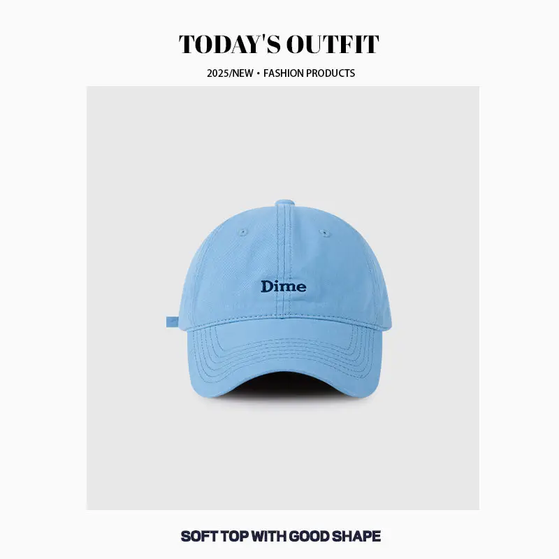 Women Blue Dime Embroidered Baseball Cap Spring Autumn - Image 5