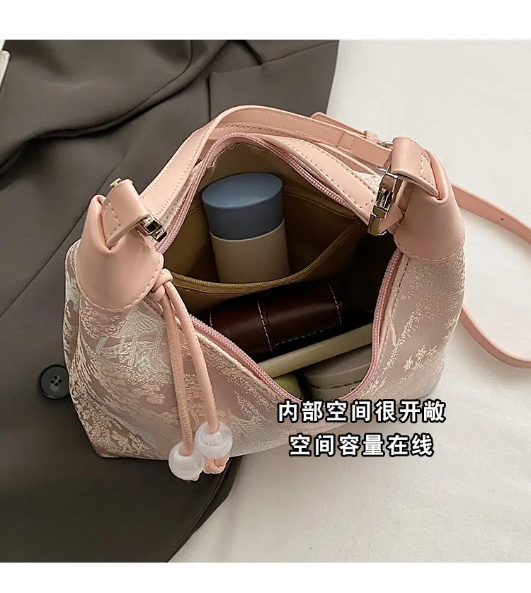 New Chinese Style Jacquard Cloth Shoulder Bag for Women — feature 11