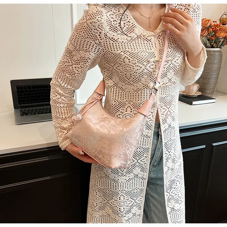 New Chinese Style Jacquard Cloth Shoulder Bag for Women — feature 25