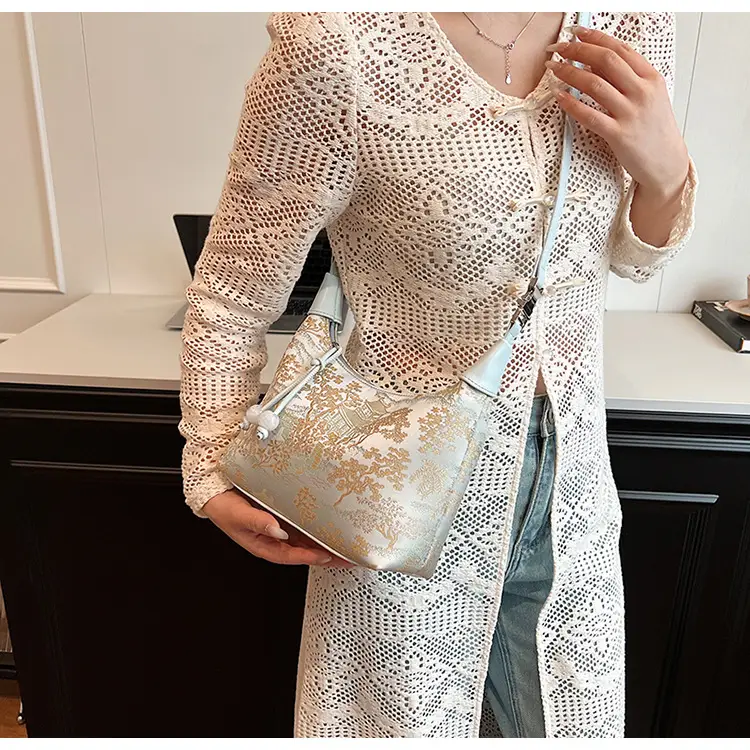 New Chinese Style Jacquard Cloth Shoulder Bag for Women — feature 30