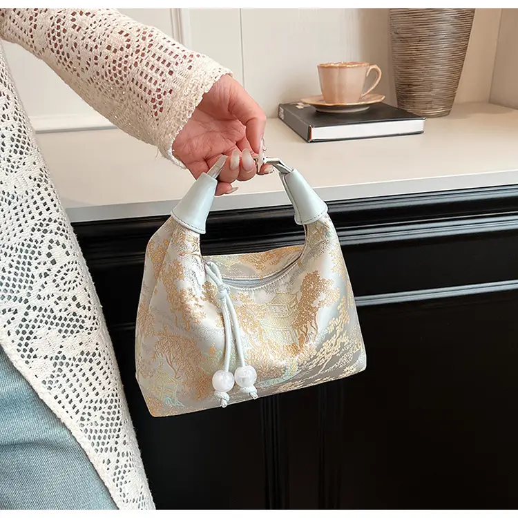 New Chinese Style Jacquard Cloth Shoulder Bag for Women — feature 35