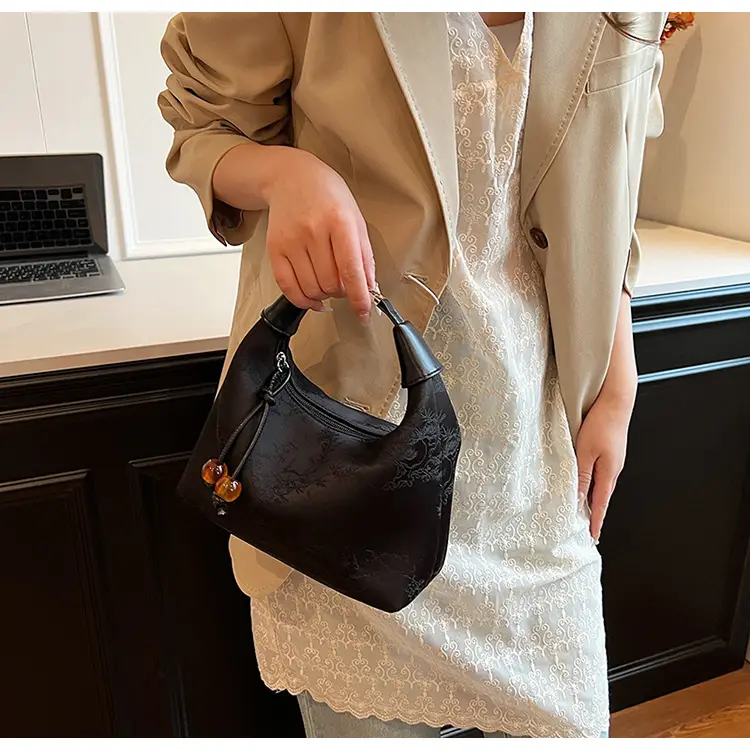 New Chinese Style Jacquard Cloth Shoulder Bag for Women — feature 40
