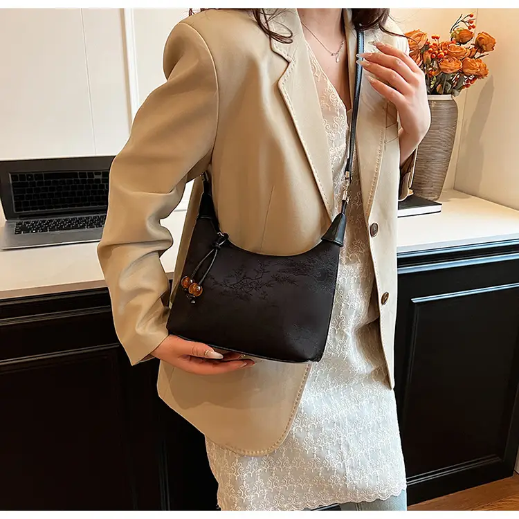 New Chinese Style Jacquard Cloth Shoulder Bag for Women — feature 45