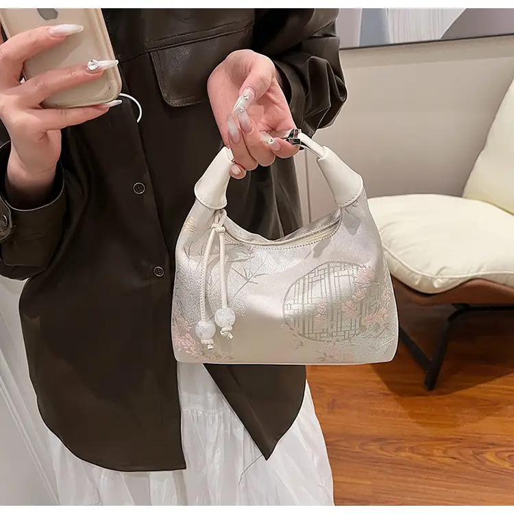 New Chinese Style Jacquard Cloth Shoulder Bag for Women — feature 46