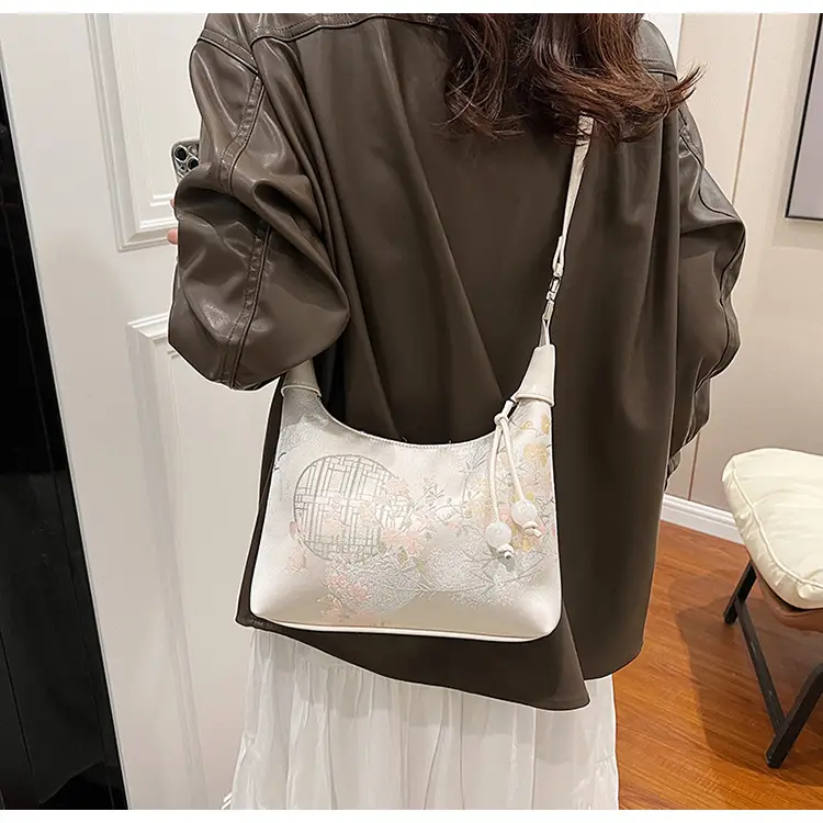 New Chinese Style Jacquard Cloth Shoulder Bag for Women — feature 49