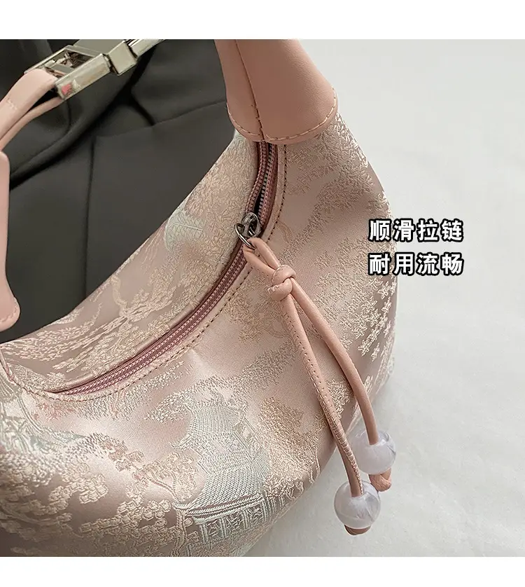 New Chinese Style Jacquard Cloth Shoulder Bag for Women — feature 7