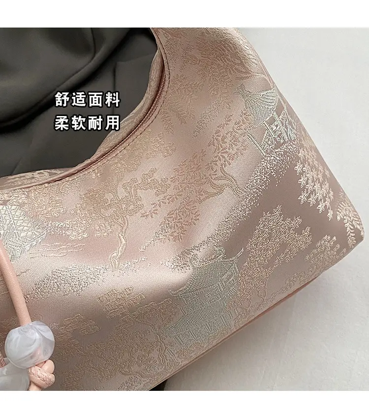 New Chinese Style Jacquard Cloth Shoulder Bag for Women — feature 8