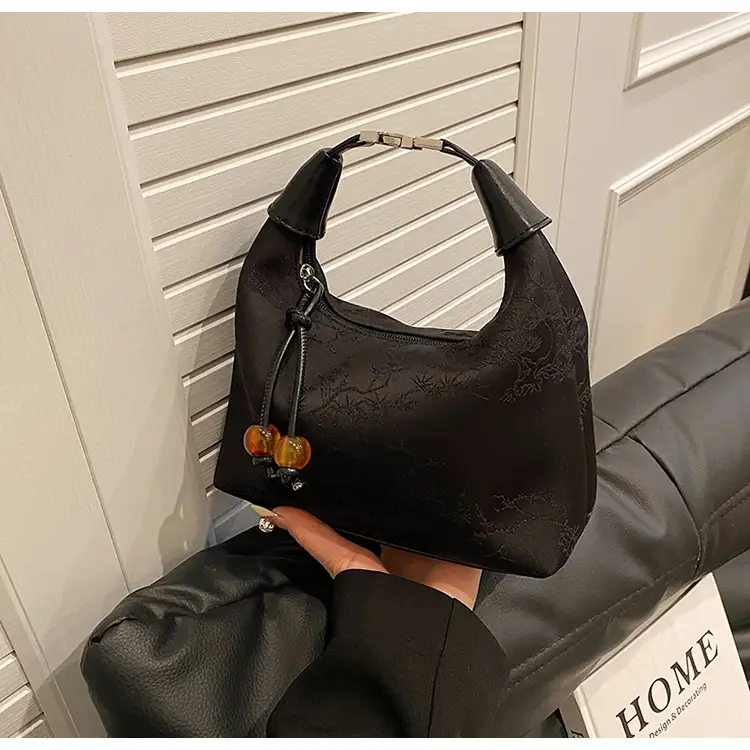 New Chinese Style Jacquard Cloth Shoulder Bag for Women - Image 3