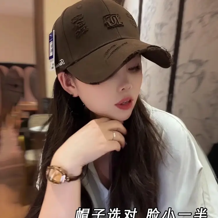 Korean Style Baseball Cap with 3D Embroidery for Girls - Image 7