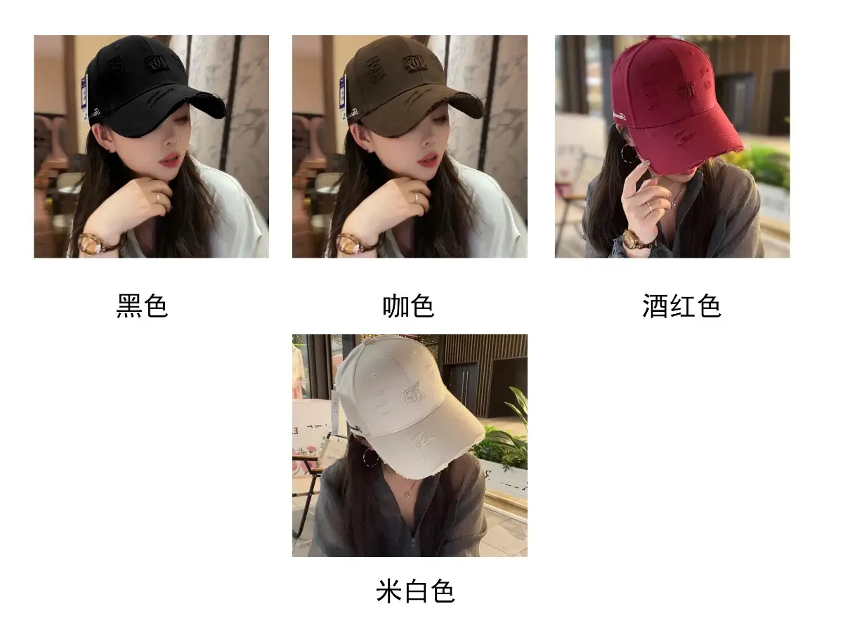 Korean Style Baseball Cap with 3D Embroidery for Girls — feature 2