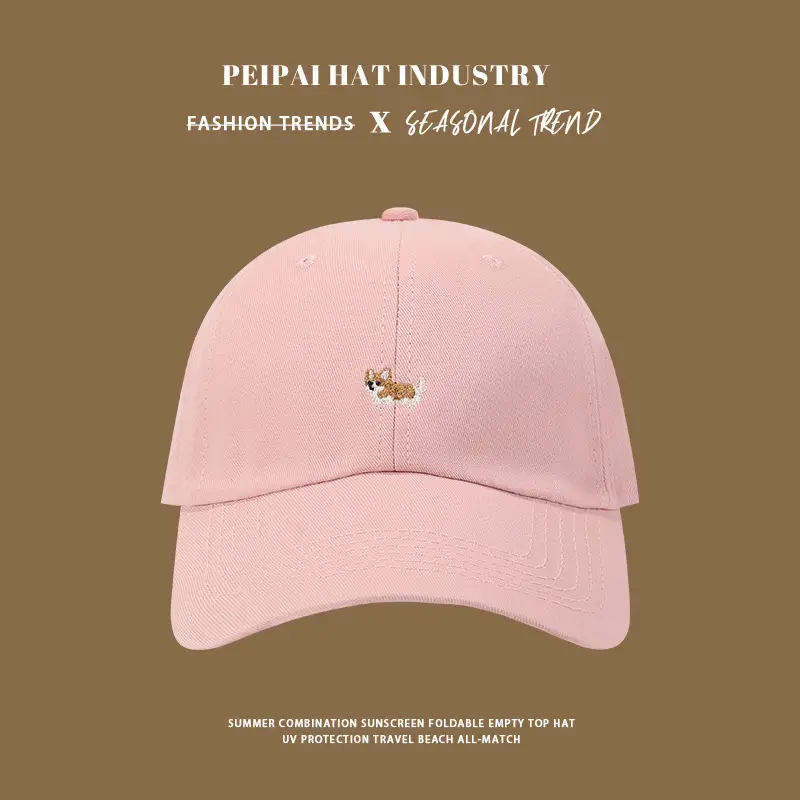 Cute Corgi Cap for Women All Season Match — feature 5
