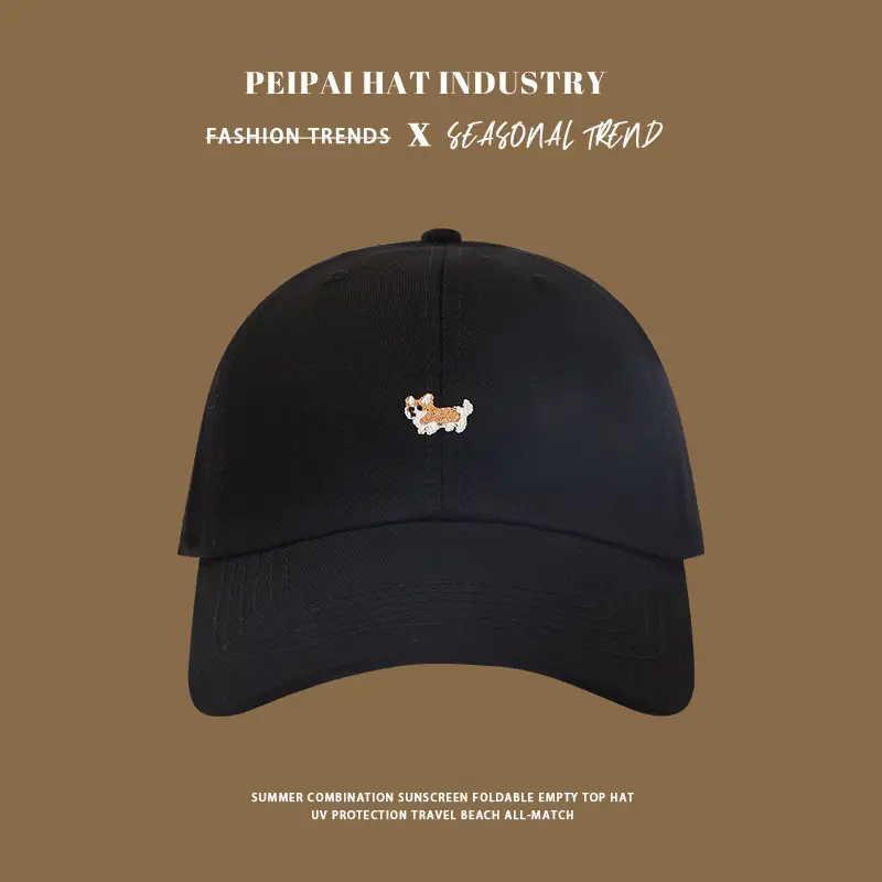 Cute Corgi Cap for Women All Season Match — feature 7