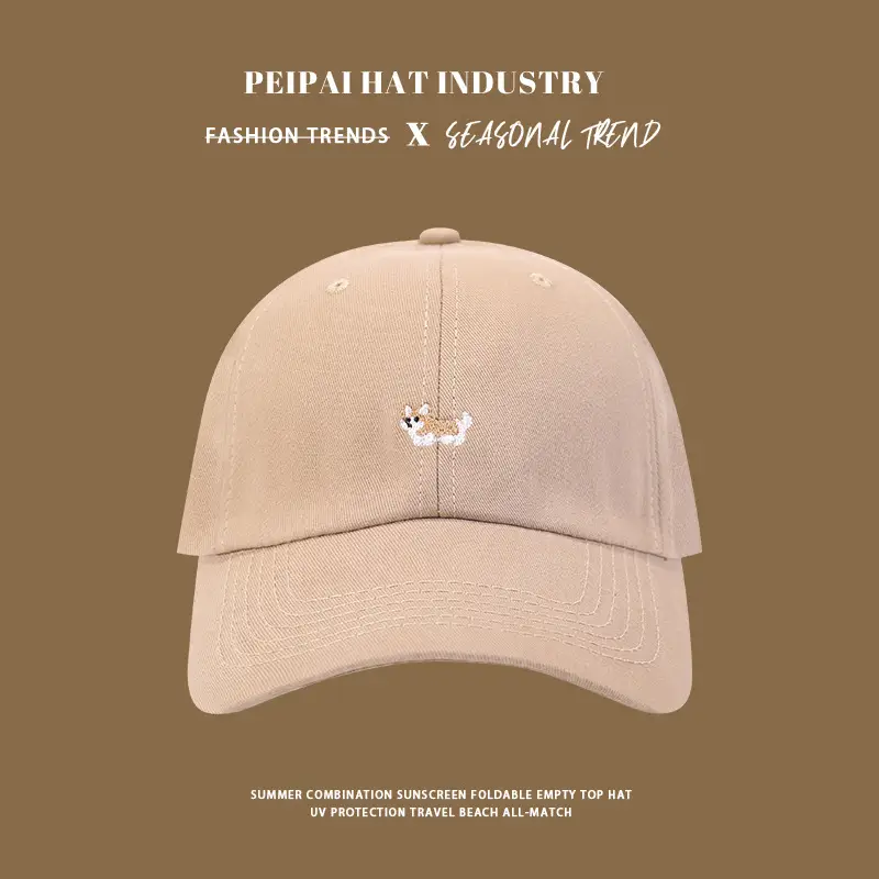 Cute Corgi Cap for Women All Season Match — feature 8