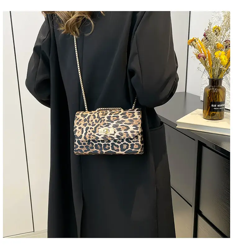 Leopard Print Chain Shoulder Bag Women 2025 — feature 18