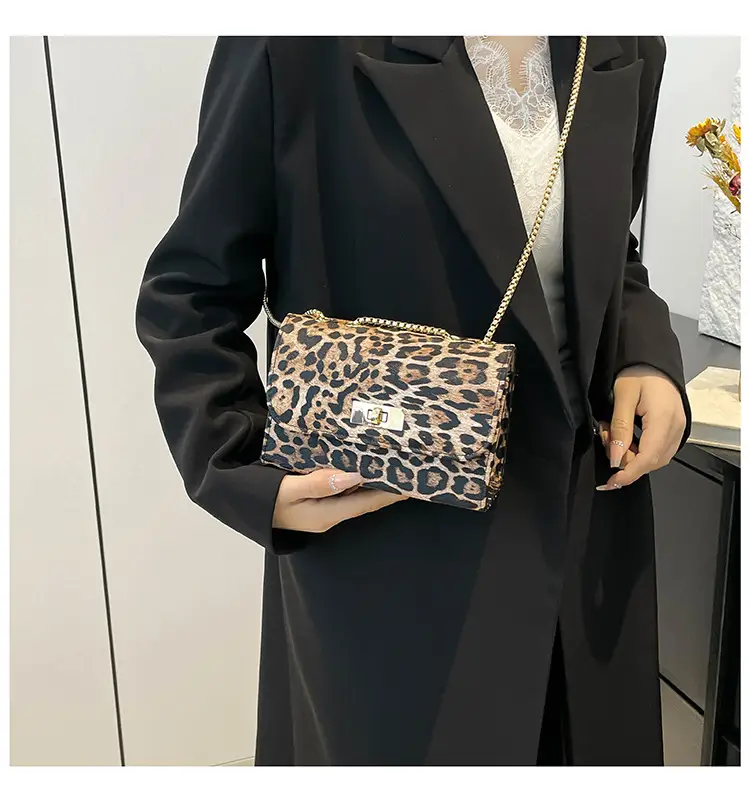 Leopard Print Chain Shoulder Bag Women 2025 — feature 19