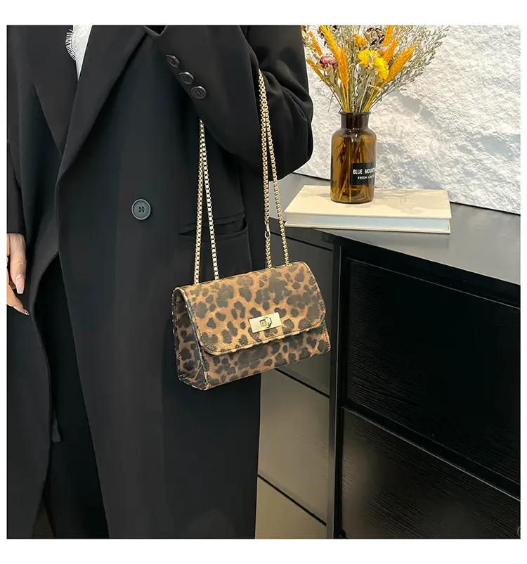 Leopard Print Chain Shoulder Bag Women 2025 — feature 21