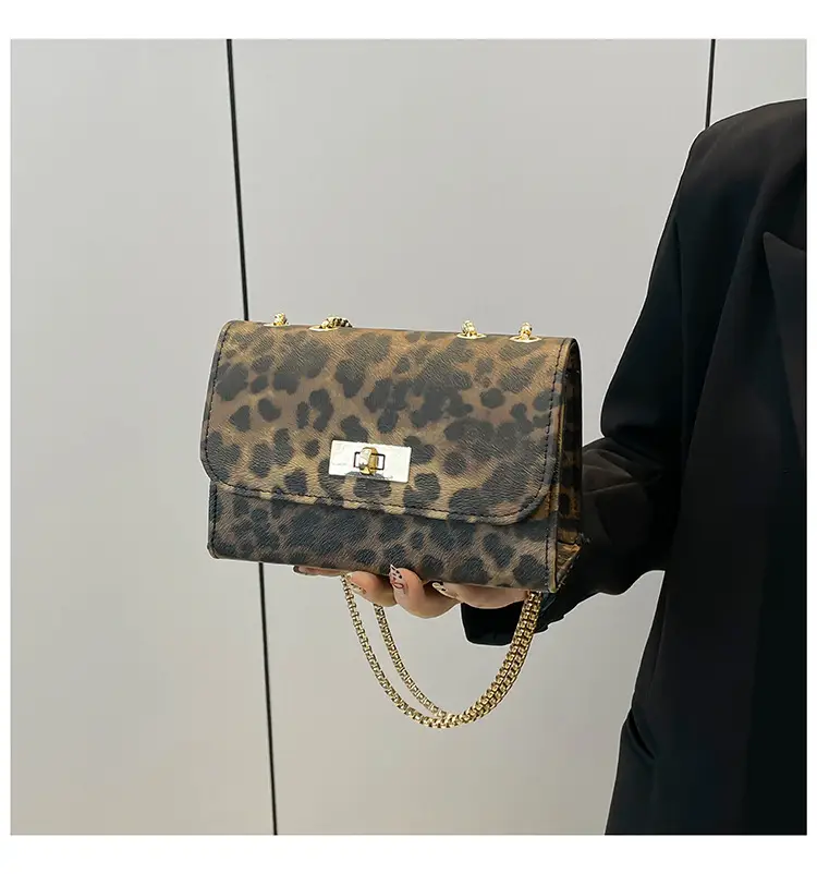 Leopard Print Chain Shoulder Bag Women 2025 — feature 24