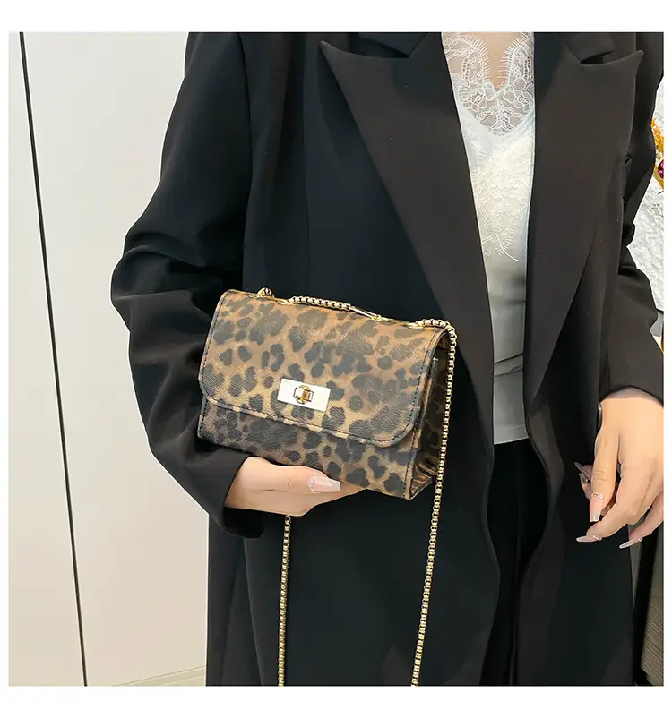 Leopard Print Chain Shoulder Bag Women 2025 — feature 28