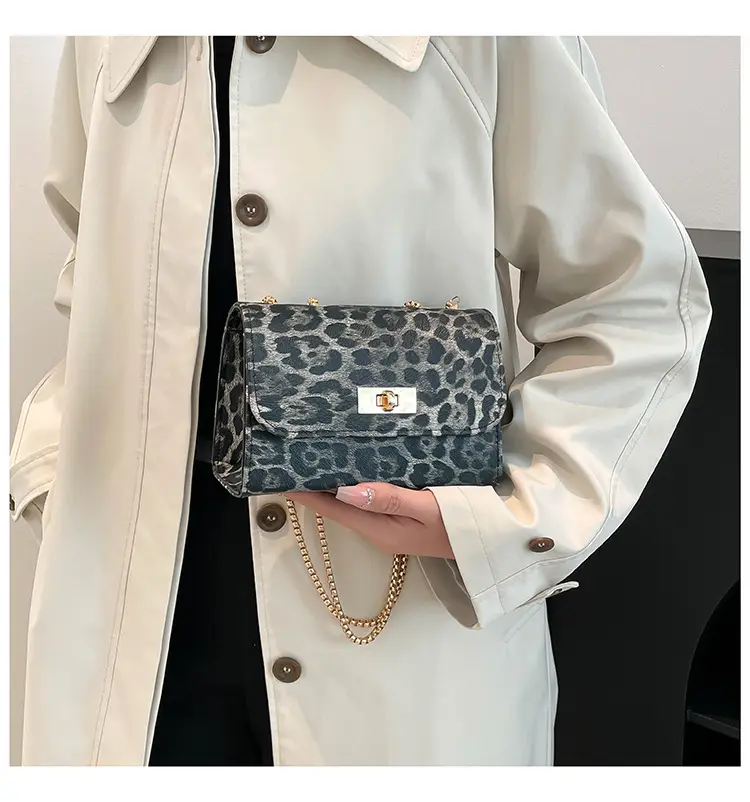 Leopard Print Chain Shoulder Bag Women 2025 — feature 33