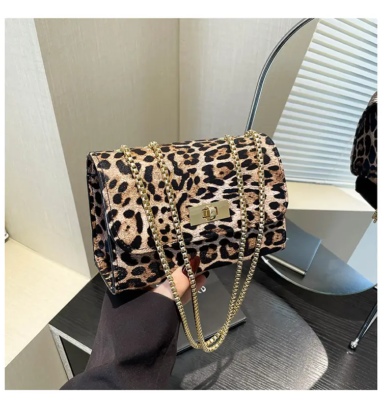 Leopard Print Chain Shoulder Bag Women 2025 — feature 39