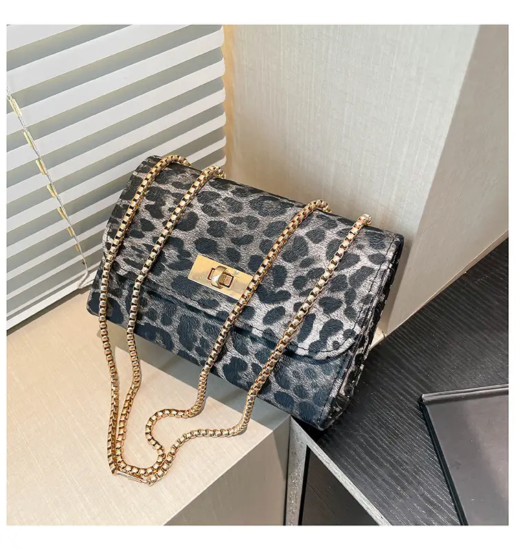 Leopard Print Chain Shoulder Bag Women 2025 — feature 41