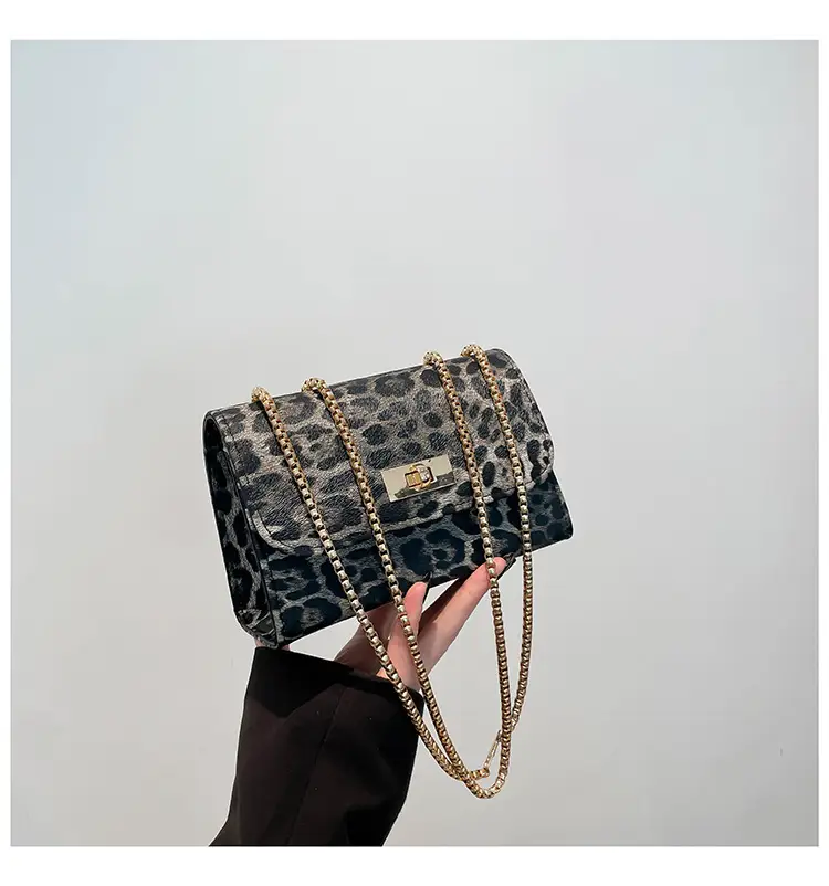 Leopard Print Chain Shoulder Bag Women 2025 — feature 44