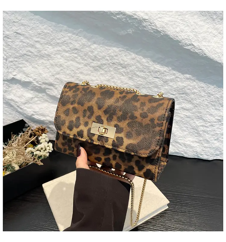 Leopard Print Chain Shoulder Bag Women 2025 — feature 47