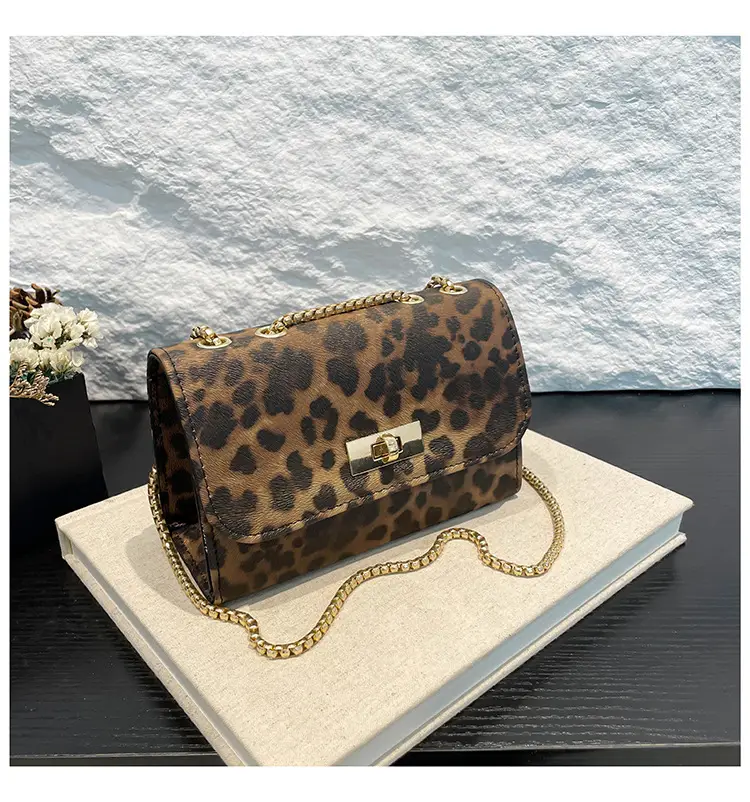 Leopard Print Chain Shoulder Bag Women 2025 — feature 48