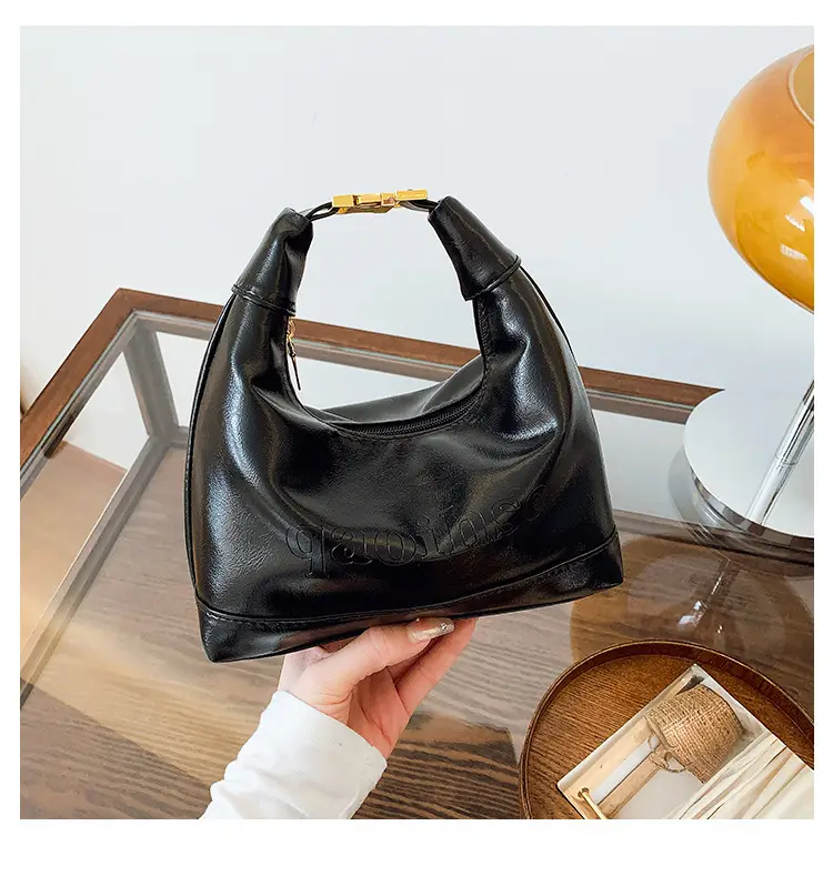 Retro Casual Shoulder Bag Red 2025 Spring — feature 29