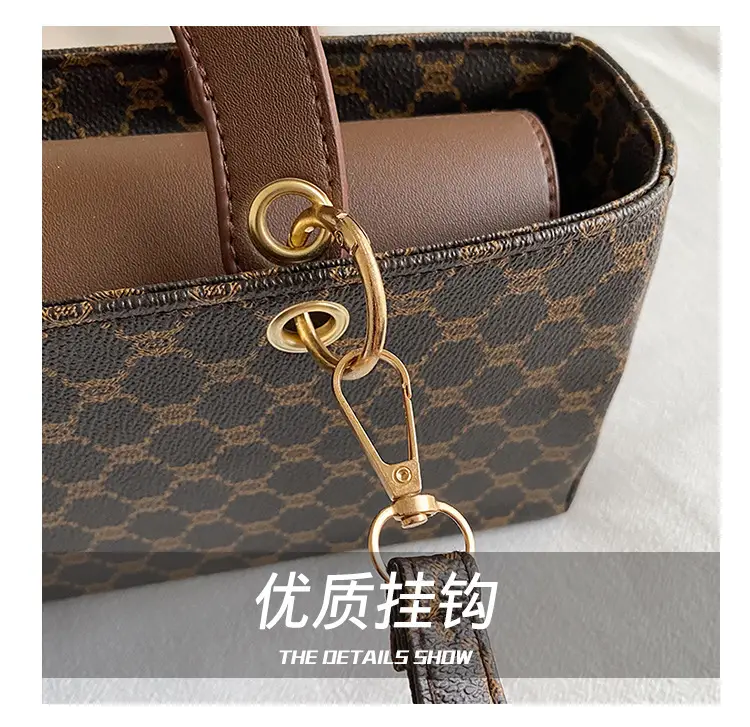 Women's 2024 Casual Shoulder Crossbody Bag Pink Monogram — feature 3