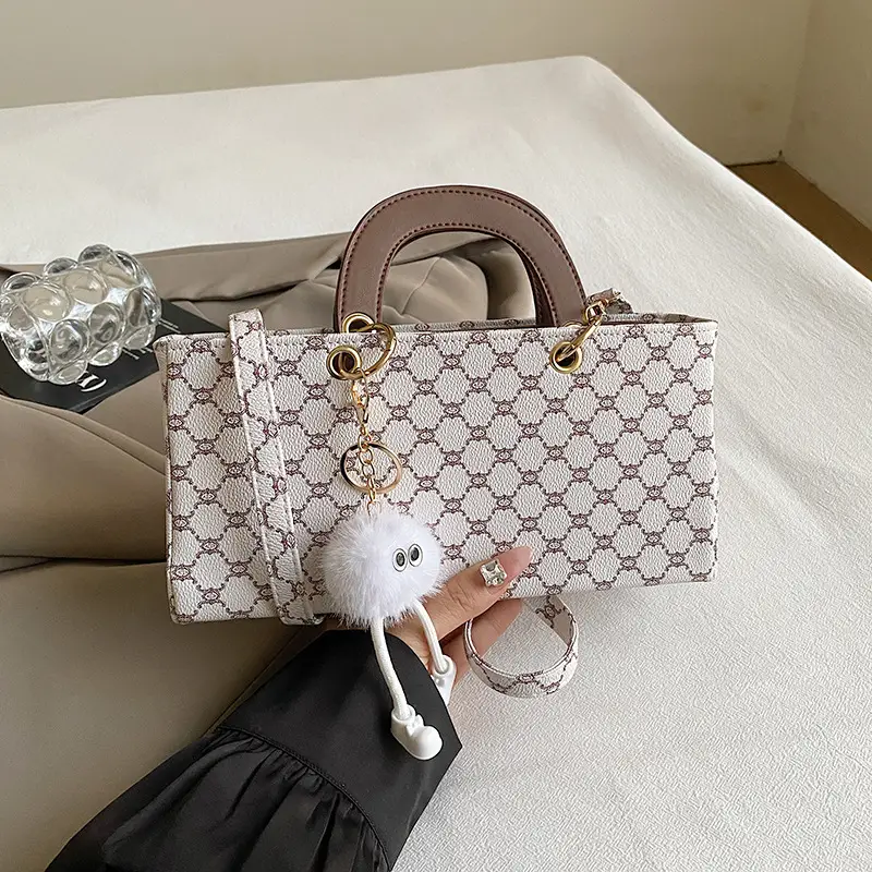 Women's 2024 Casual Shoulder Crossbody Bag Pink Monogram - Image 2