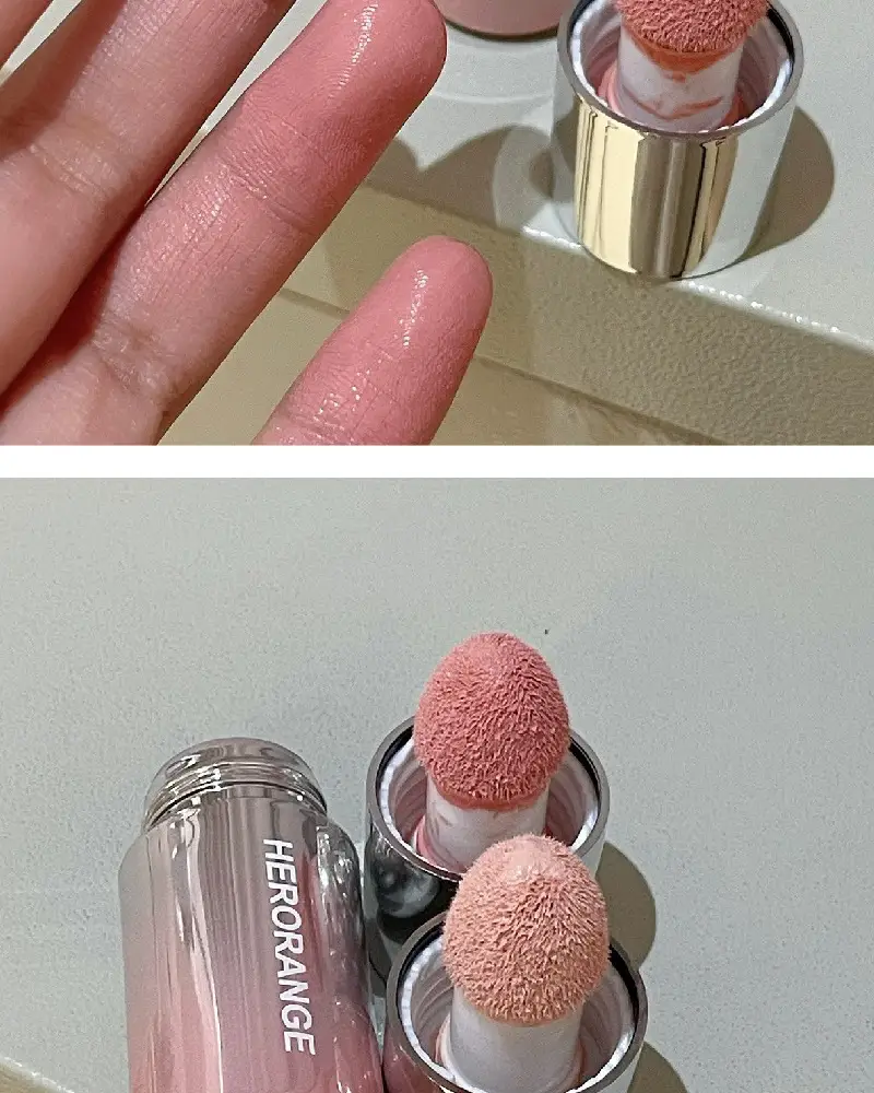 Korean Matte Blush Liquid Orange Low Saturation — feature 17