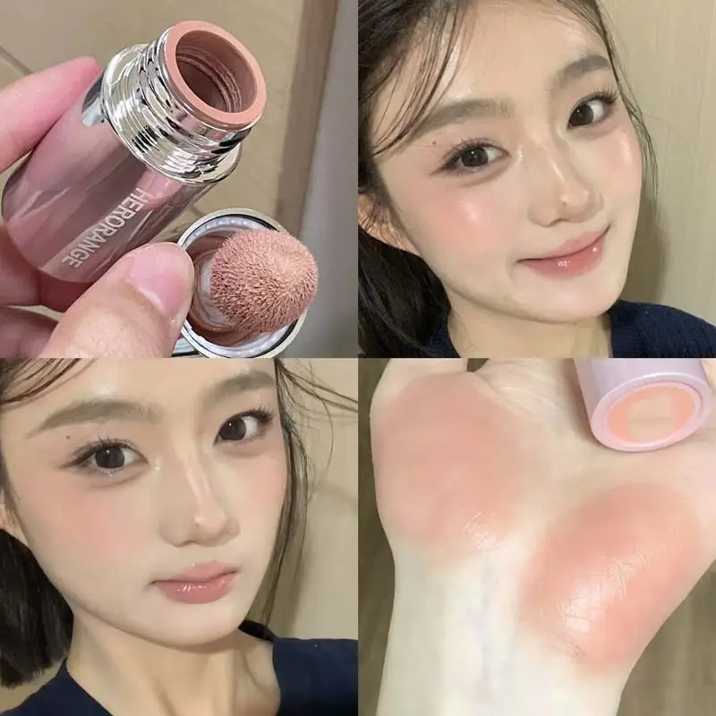 Korean Matte Blush Liquid Orange Low Saturation - Image 5