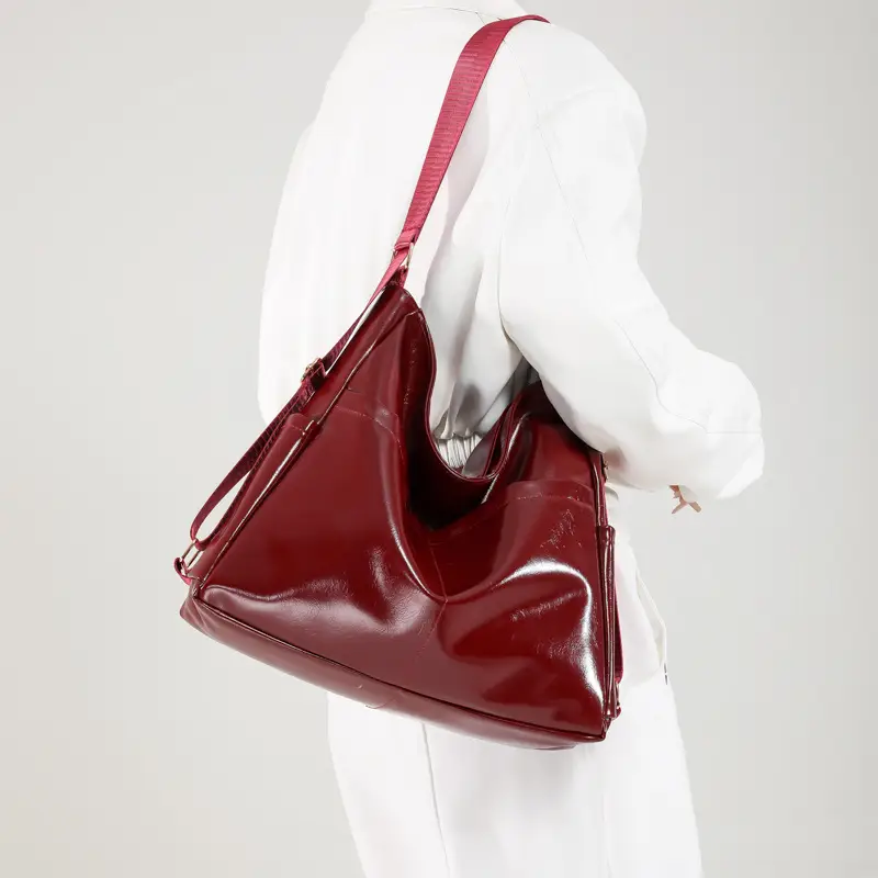 Retro Black Multifunctional Tote Bag for Women - Image 8