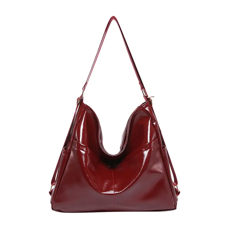 Retro Black Multifunctional Tote Bag for Women - Image 9