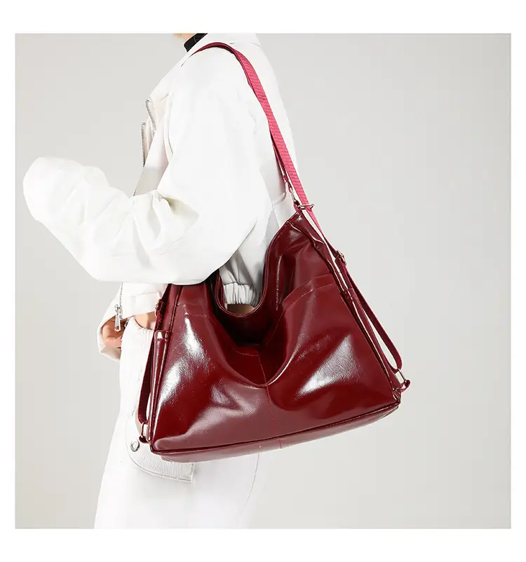 Retro Black Multifunctional Tote Bag for Women — feature 10