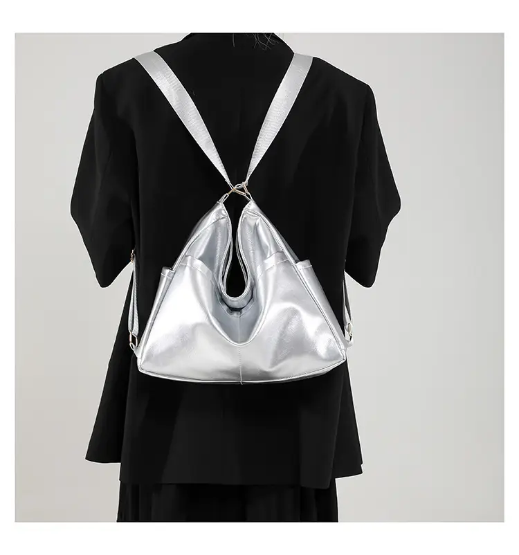 Retro Black Multifunctional Tote Bag for Women — feature 21