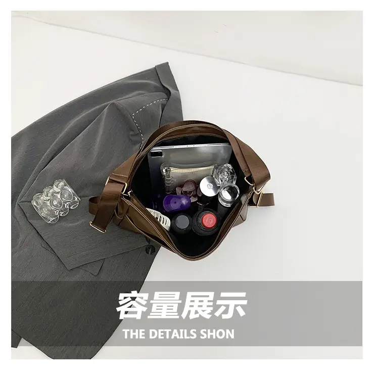 Retro Black Multifunctional Tote Bag for Women — feature 6