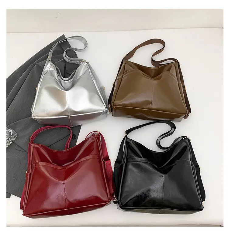 Retro Black Multifunctional Tote Bag for Women — feature 7