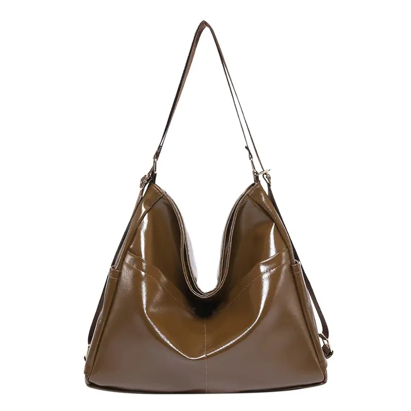 Retro Black Multifunctional Tote Bag for Women - Image 4