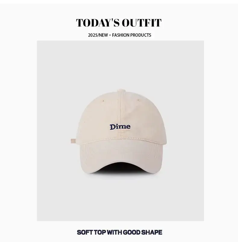 Black Embroidered Baseball Cap for Men Women — feature 10