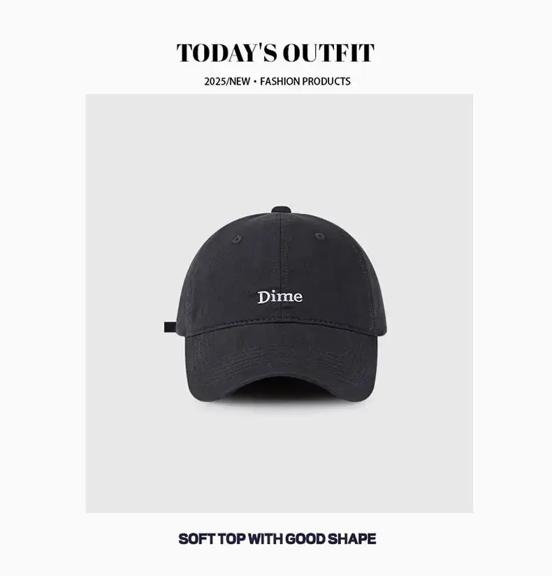 Black Embroidered Baseball Cap for Men Women — feature 12